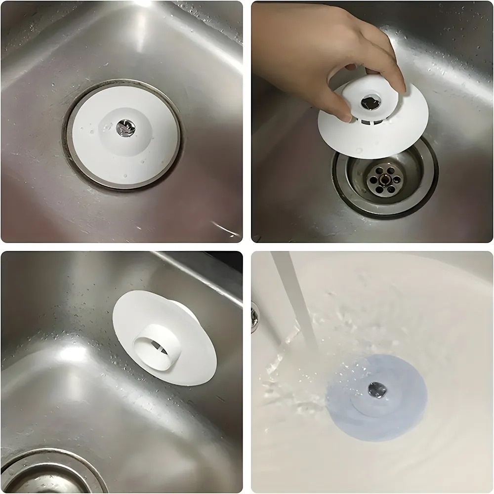 Green Silicone Drain Stopper - Picture 4 of 6